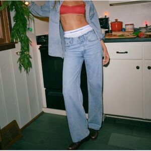 Abercrombie & Fitch Light Blue Flare Jeans